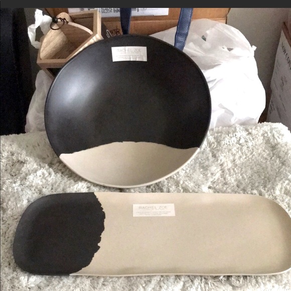 Rachel Zoe Kitchen | Rachel Zoe Bowl Dish Plate Set Of 2 | Poshmark
